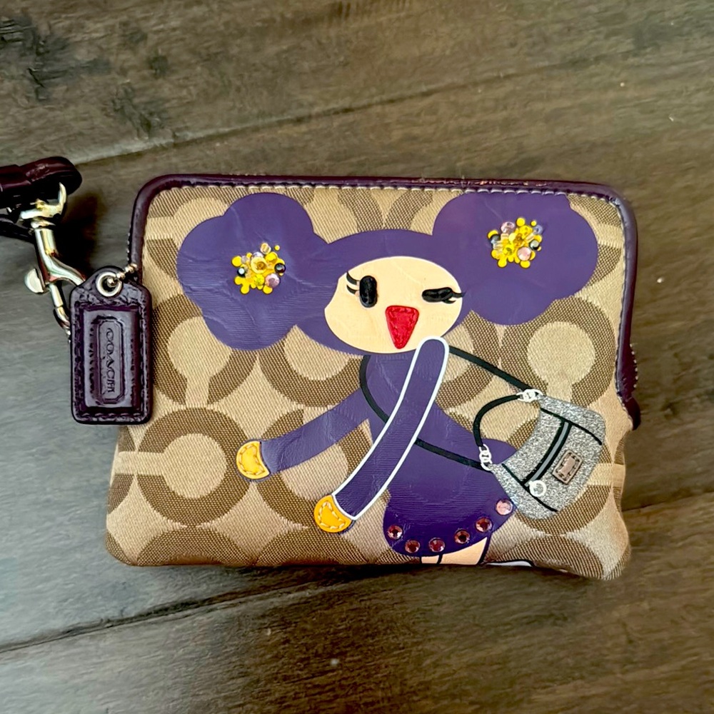Coach Playful Character Wristlet